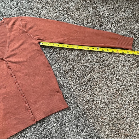 Papaya Button Up Cardigan - Picture 8 of 11